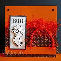Halloween Boo Ghost Card