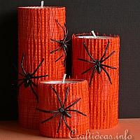 Halloween Spiders Tea Light Holders