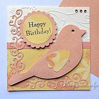 Happy Birthday Bird Card