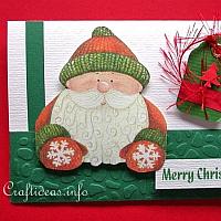 Jolly Santa Greeting Card for the Holidays