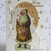 Old Fashioned Santa Card