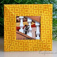 Origami Picture Frame Craft for Kids
