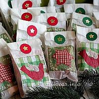 Paper Bag and Decoupage Advent Calendar