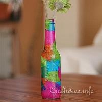Recycled Bottle Vase