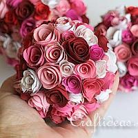 Romantic Paper Roses Balls