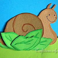 Slimey the Snail Craft Idea