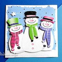 Snowman Trio Card