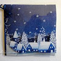 Snowy Village Card