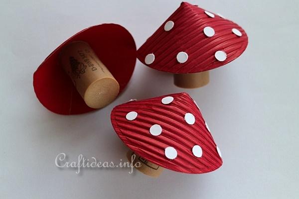 Autumn Craft for Kids - Toadstools