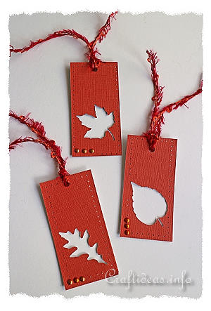 Hang Tags  AUTUMN FALL LEAVES POSTCARD TAGS or MAGNET #565  Gift Tags 
