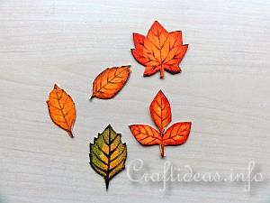 Autumn Leaves Birthday Card - Tutorial 2