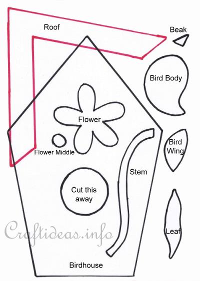 Birdhouse Pattern for Children 400