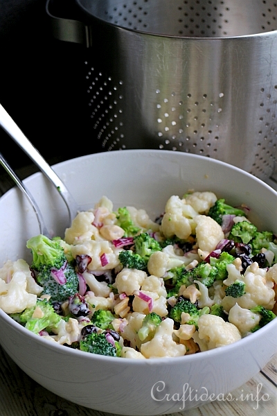 Broccoli and Cauliflower Salad From Mr. Food