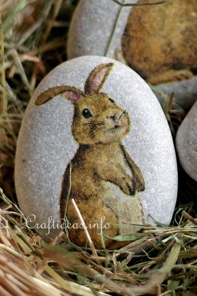Bunny Stones as Decorations 2