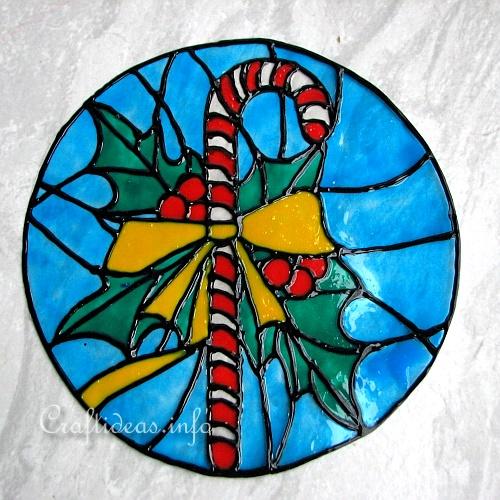 Candy Cane Window Cling
