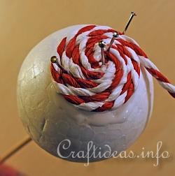 Candy Striped Christmas Ornaments 4
