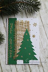 Christmas Card - Christmas Tree Greeting Card for the Holidays