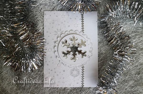 Christmas Card - Snow Greeting Card for the Holidays