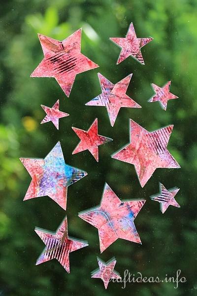 Christmas Craft - Colorful Stars