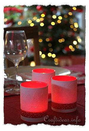 Christmas Craft - Pricked Paper Luminaries 300