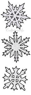 Christmas Craft Patterns - Snowflake Set 