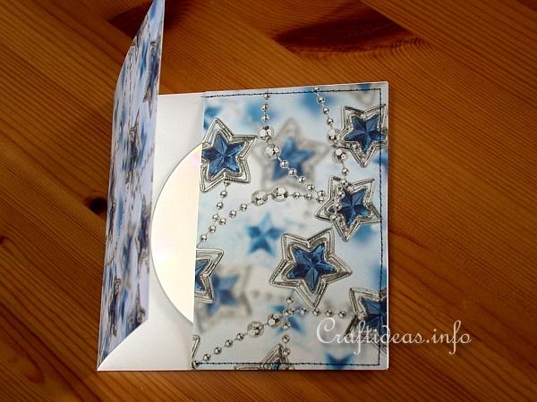 Christmas Paper Craft - Easy to Make Cover for a Christmas CD