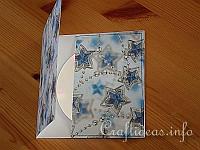 Christmas Paper Craft - Easy to Make Cover for a Christmas CD 200