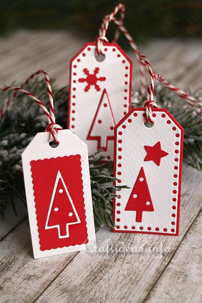 Christmas Paper Craft - Tags - Christmas Tag Trio