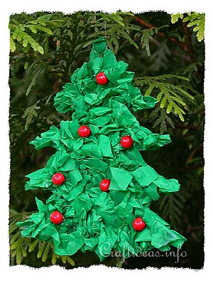 Christmas Paper Craft for Kids - Paper Christmas Tree 