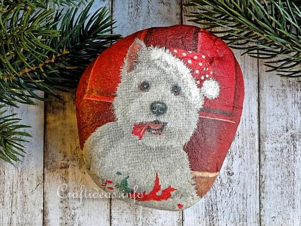 Christmas Paperweight - West Highland Terrier