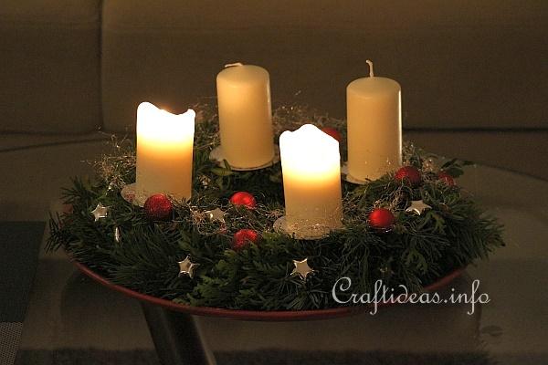 Christmas Table Wreath 3