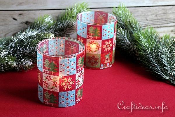 Christmas Tea Light Covers