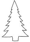 Christmas Tree Template For Lighted Tree 