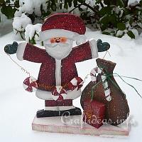 Christmas Wood Craft - Santa Claus 