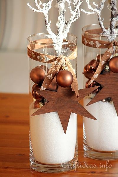 Christmas and Winter Decoration in Brown and White 2