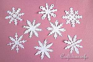 Christmas and Winter Snowflake Crafts