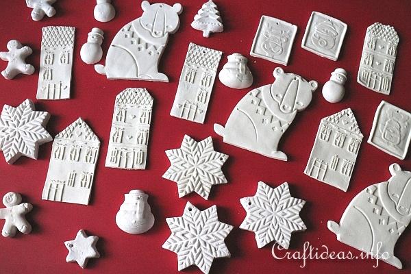 Clay Christmas Ornaments