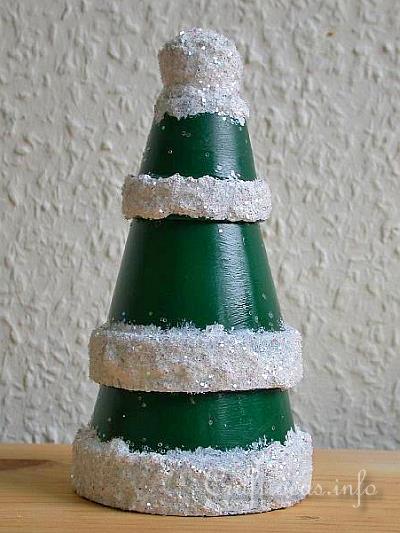 Clay Pot Christmas Tree Craft