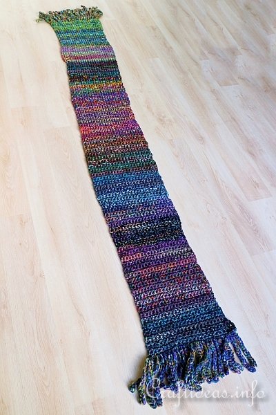 Colorful Crochet Scarf - 2 Meters Long