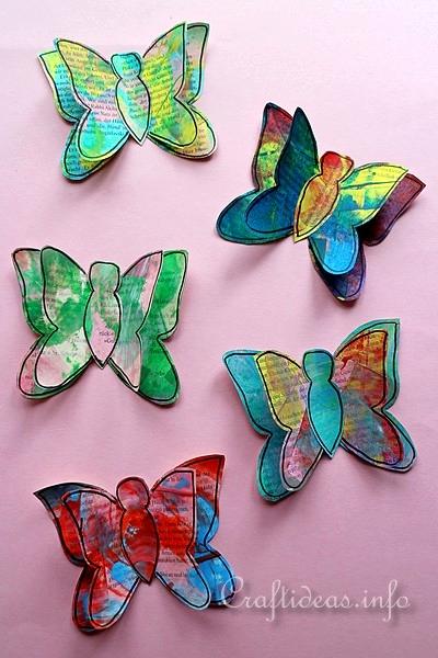Colorful Paper Butterflies for Kids