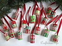 Colorful Wine Cork Christmas Ornaments 
