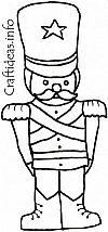 Coloring Book Page - Toy Soldier 
