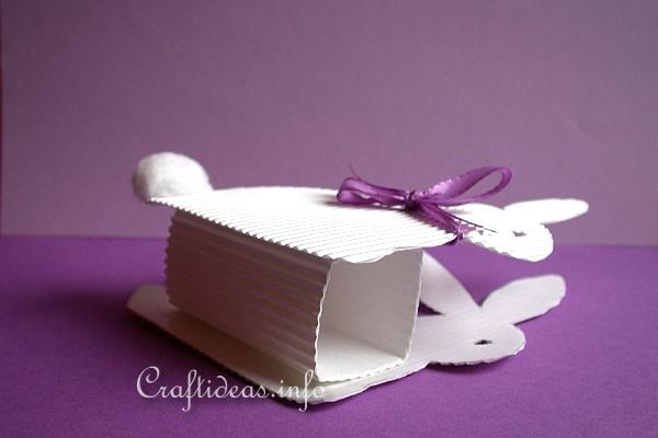 Corrugated Bunny Paper Napkin Holder 2