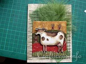 Country Cow Greeting Card 16