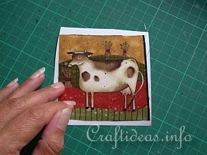 Country Cow Greeting Card 2