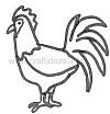 Craft Pattern - Spring - Rooster