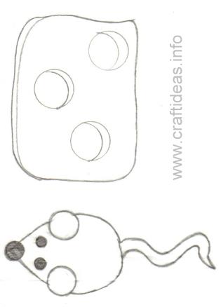 Craft Pattern for a Mouse and Cheese