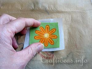 Craft Tutorial - Creating Motifs Using Fabric and Fusible Web 13