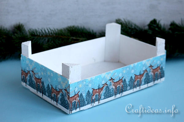 Craft for Christmas - Wintery Tangerine Crate