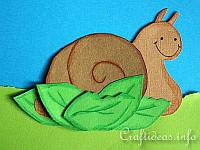 Crafts for Kids - Paper Crafts - Summer Crafts - Slimey the Snail Craft Idea 200